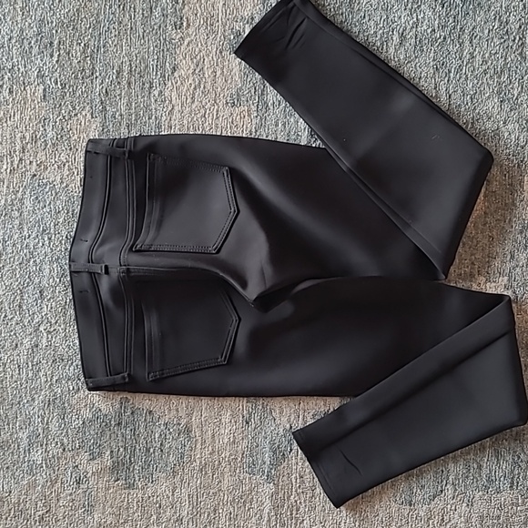 J BRAND ODYSSEY Black Skinny "Scuba Pants" size 26 - Picture 3 of 7